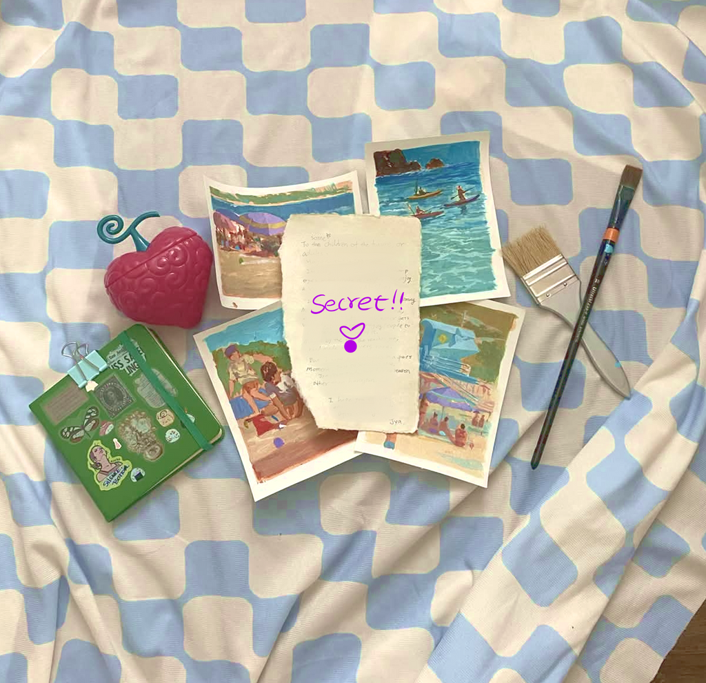 Beach plein air pieces(ORIGINAL)