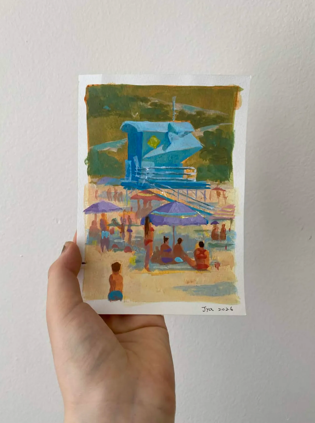 Beach plein air pieces(ORIGINAL)