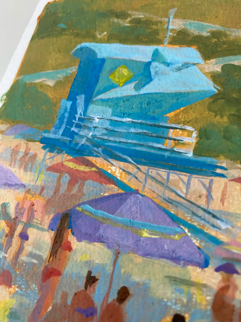 Beach plein air pieces(ORIGINAL)