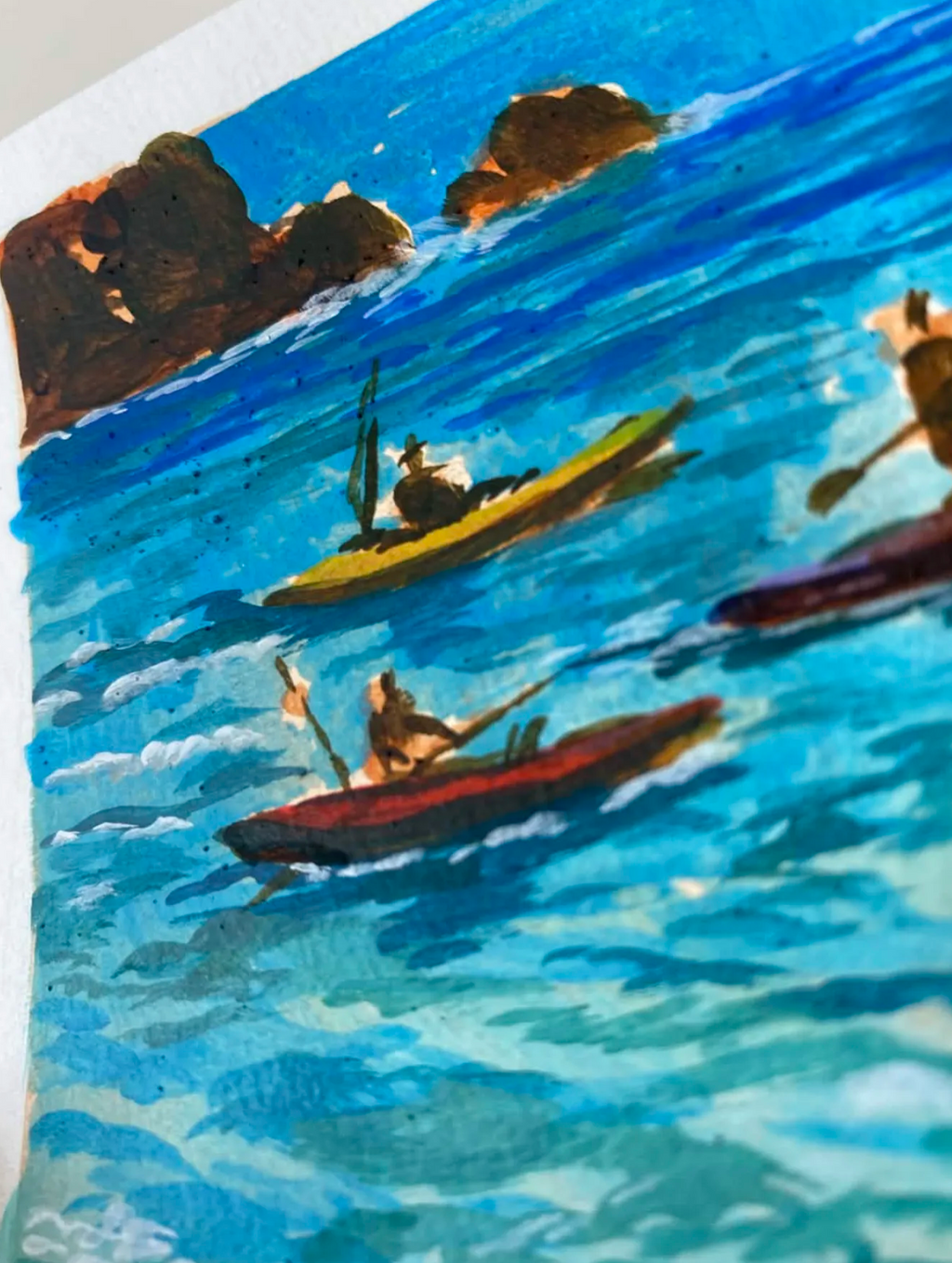 Beach plein air pieces(ORIGINAL)