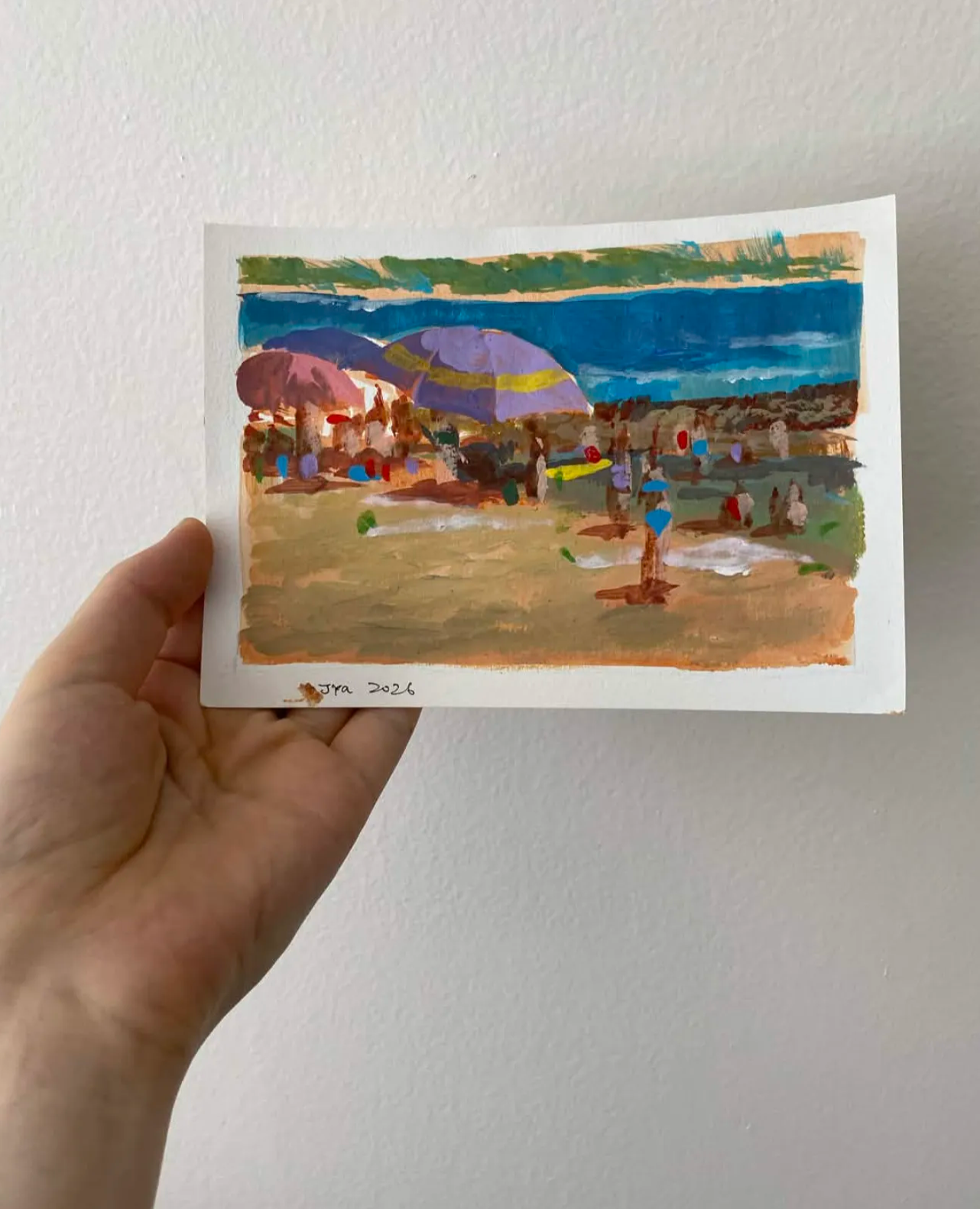 Beach plein air pieces(ORIGINAL)