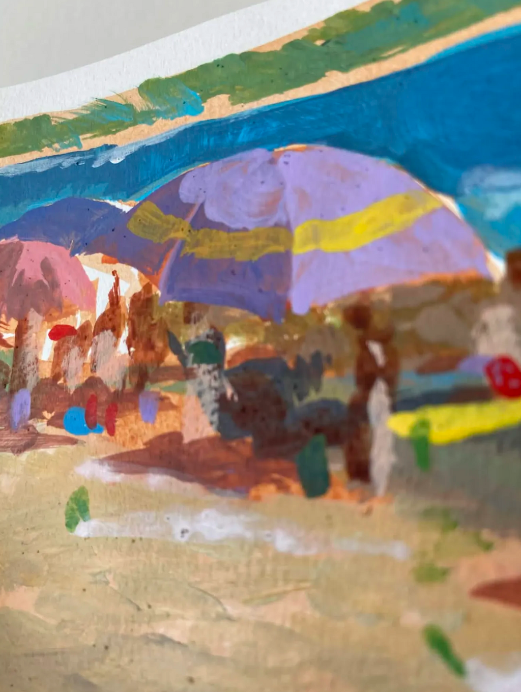 Beach plein air pieces(ORIGINAL)
