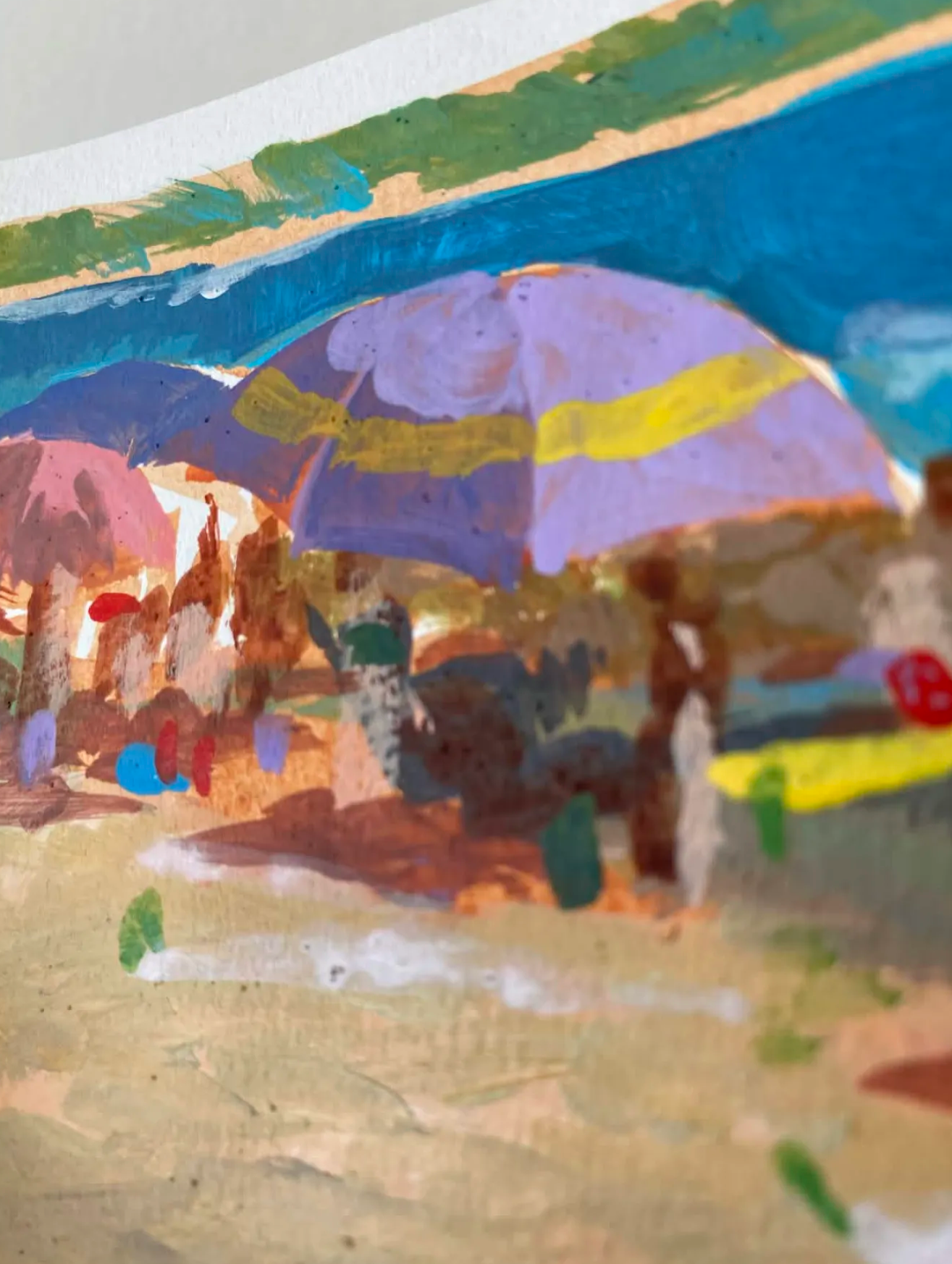 Beach plein air pieces(ORIGINAL)