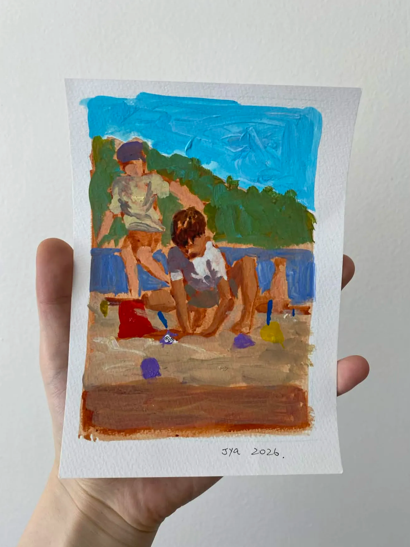 Beach plein air pieces(ORIGINAL)