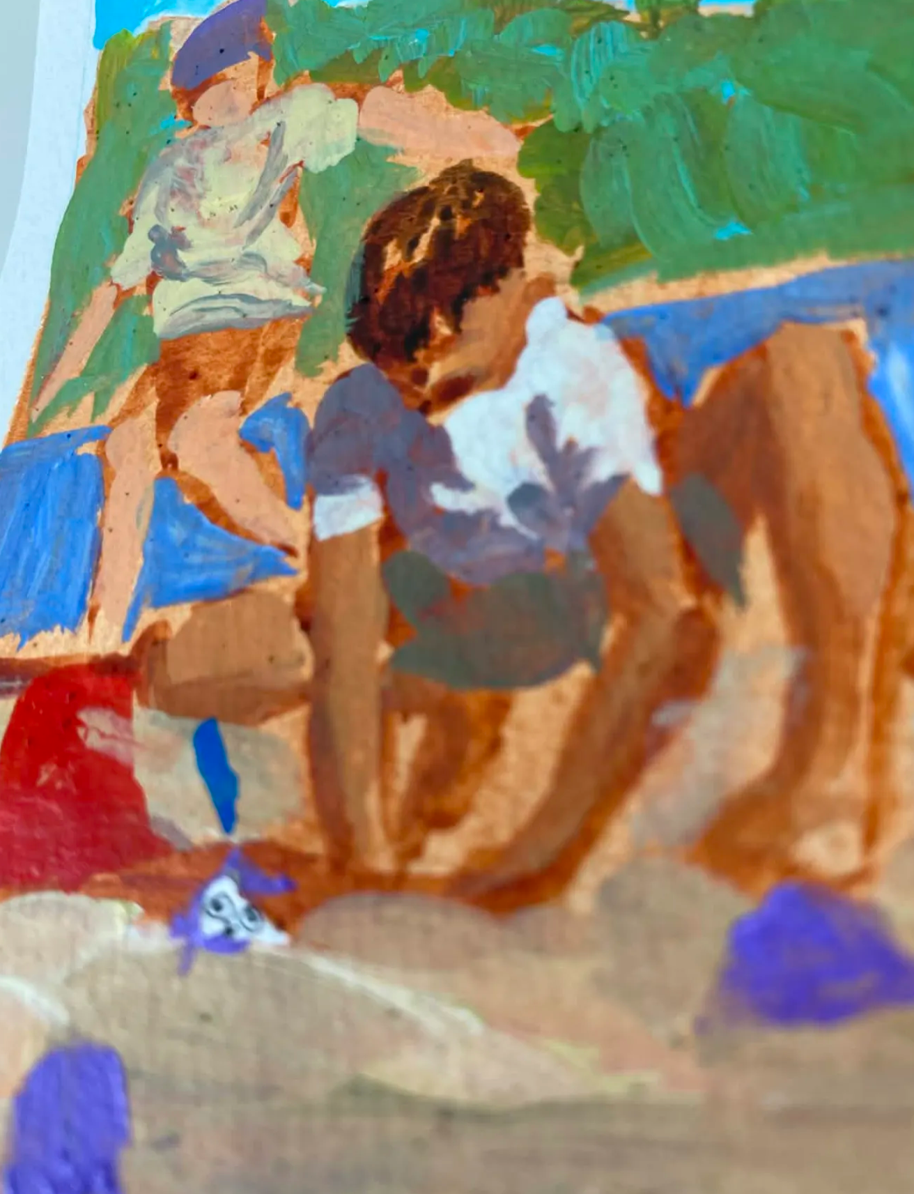 Beach plein air pieces(ORIGINAL)