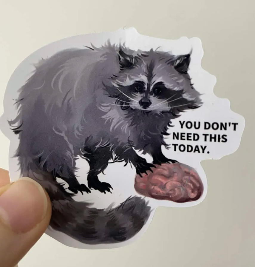 Raccoon Intelligence stickers