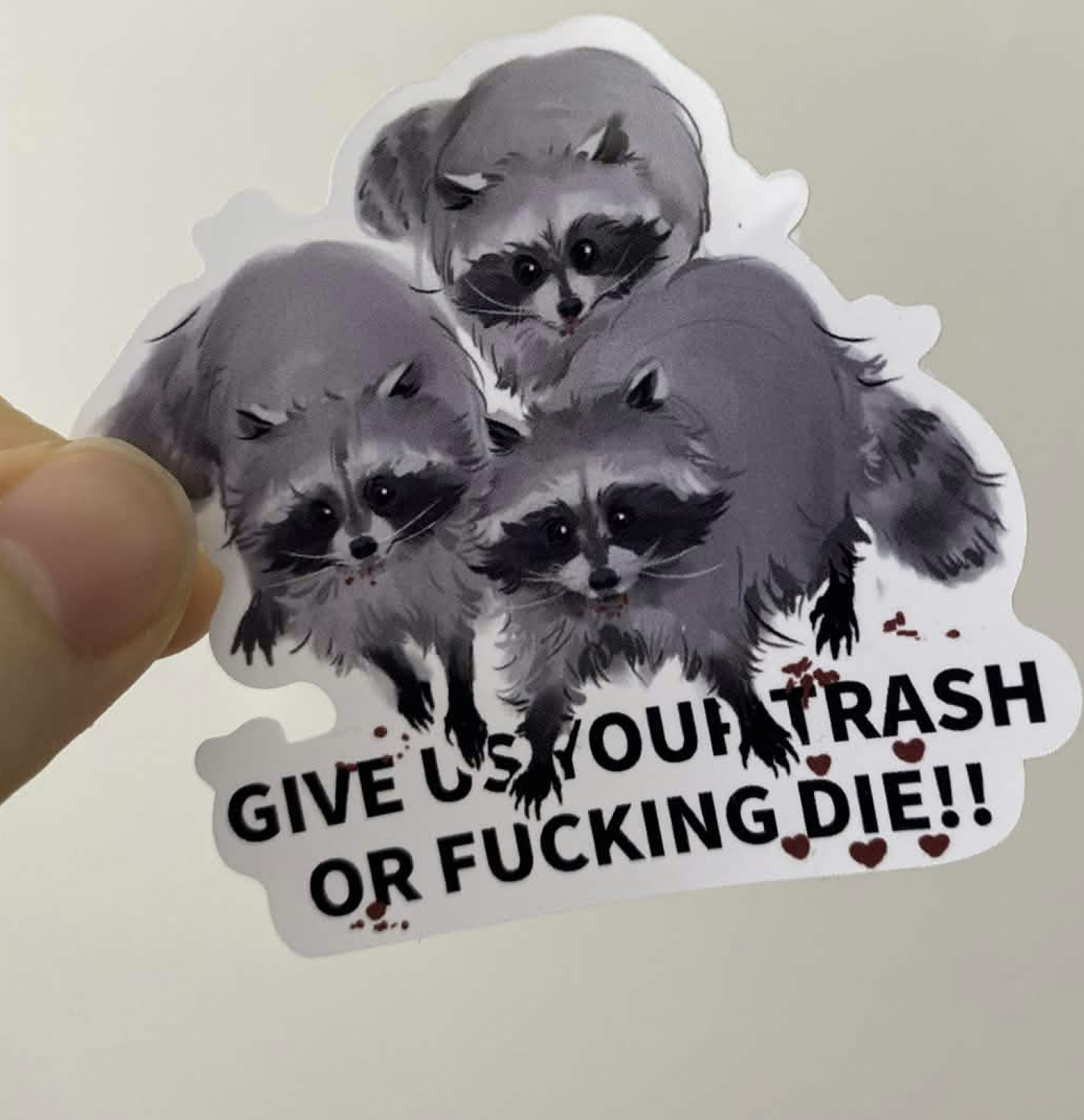 Raccoon Intelligence stickers